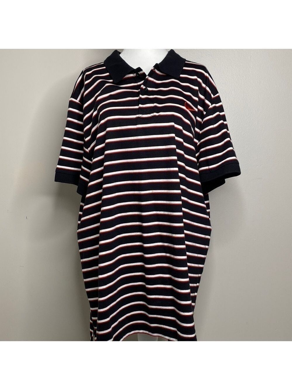 Nike mens striped cotton comfy golf shirt